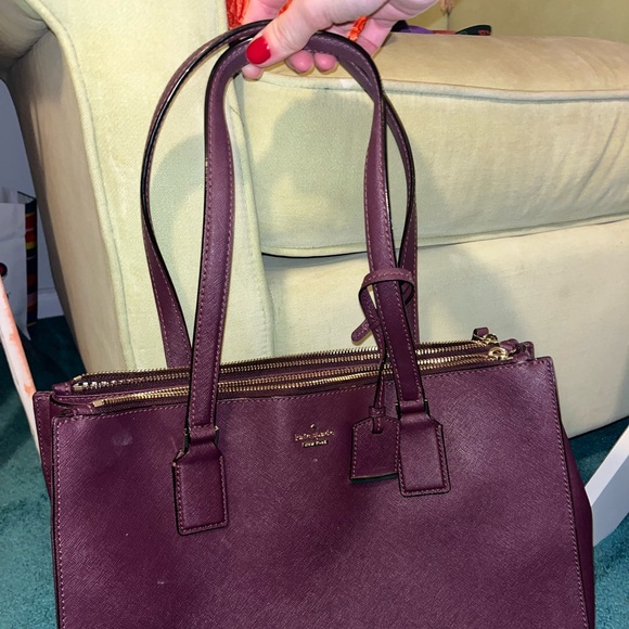 Kate Spade authentic maroon purse - Picture 16 of 16